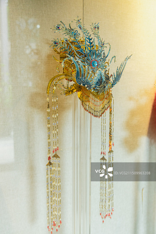 粤剧头饰，粤剧装扮图片素材