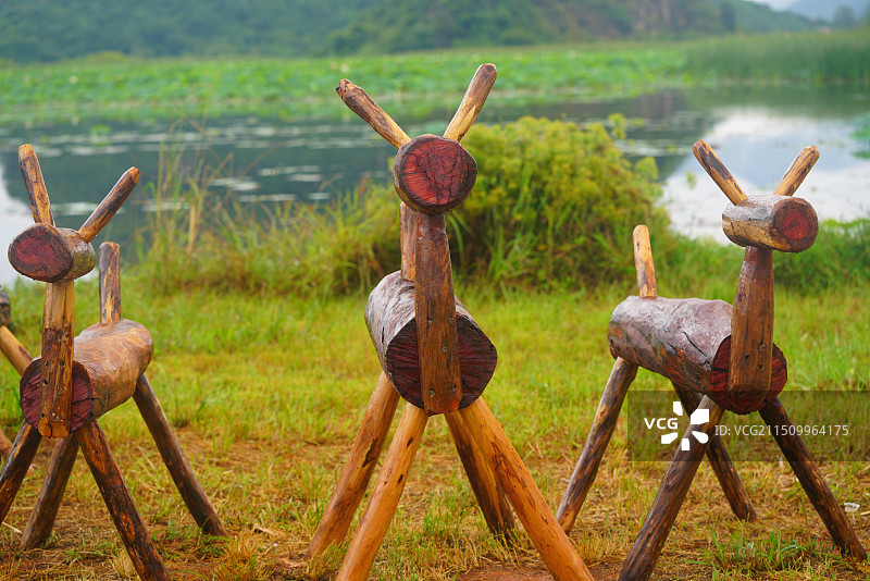 木质木头小马图片素材