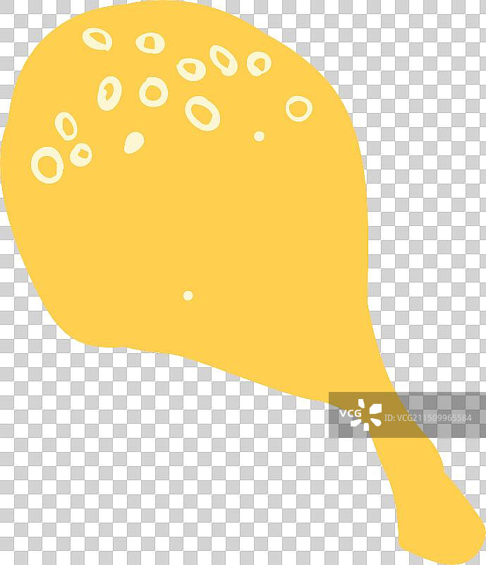 手绘风格鸡腿图片素材