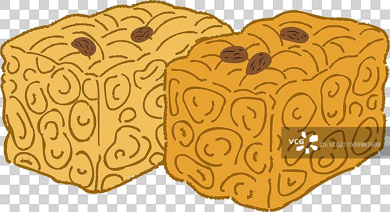 台湾传统甜品沙其马图片素材