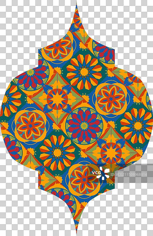 充满活力的伊斯兰图案装饰图片素材