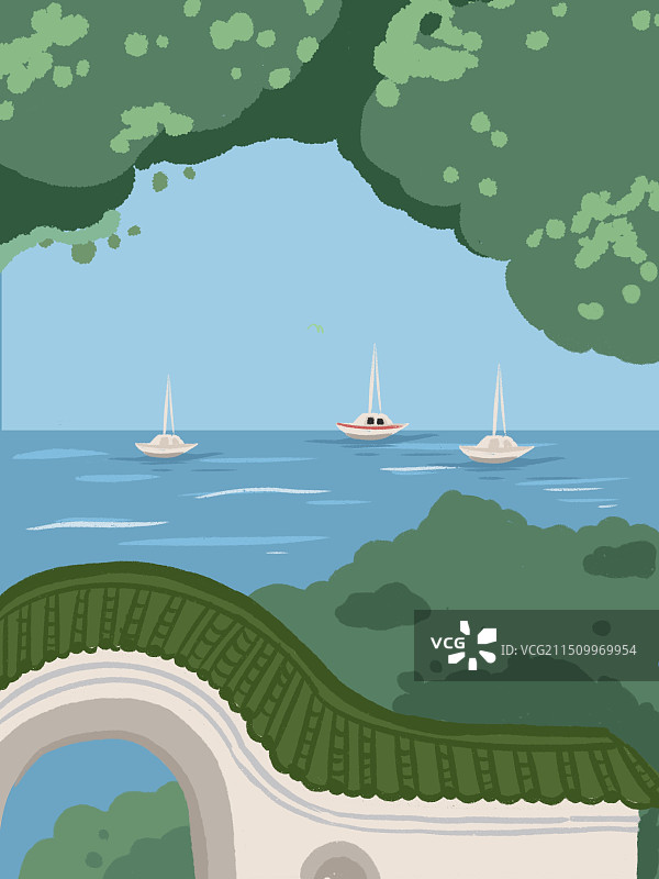 海边度假图片素材