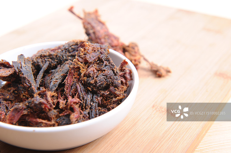 干巴牛肉干图片素材