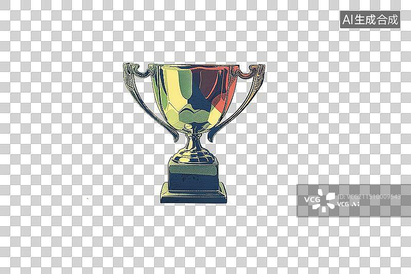 【AI数字艺术】比赛奖杯设计元素图片素材
