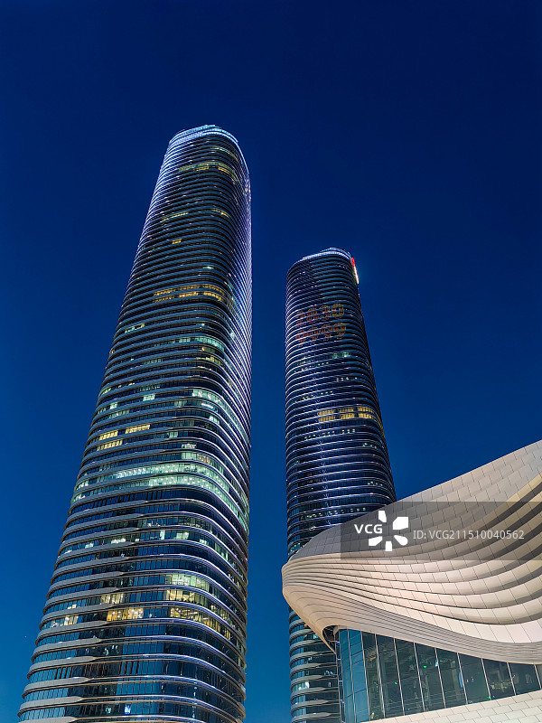 深圳市龙岗坂田星河双子塔图片素材