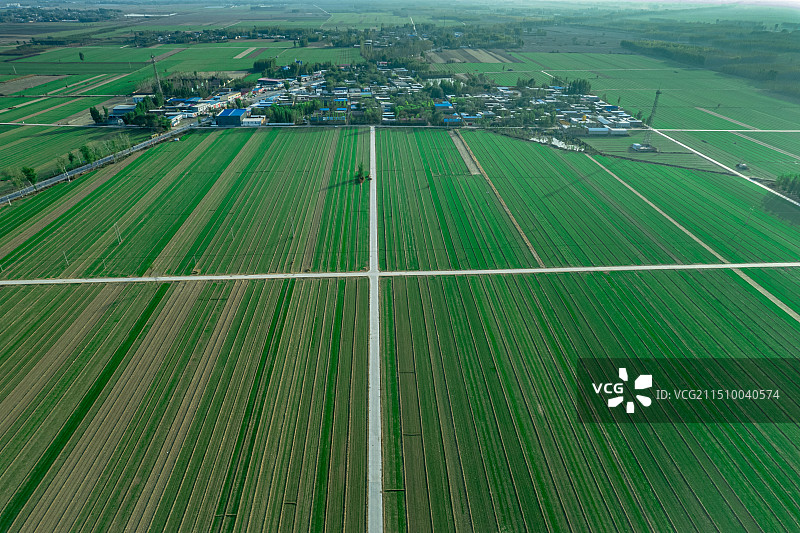 农业领域的高角度视角图片素材