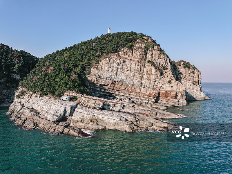 青岛市八仙墩徒步路线图片素材