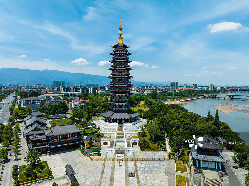 金华万佛塔图片素材