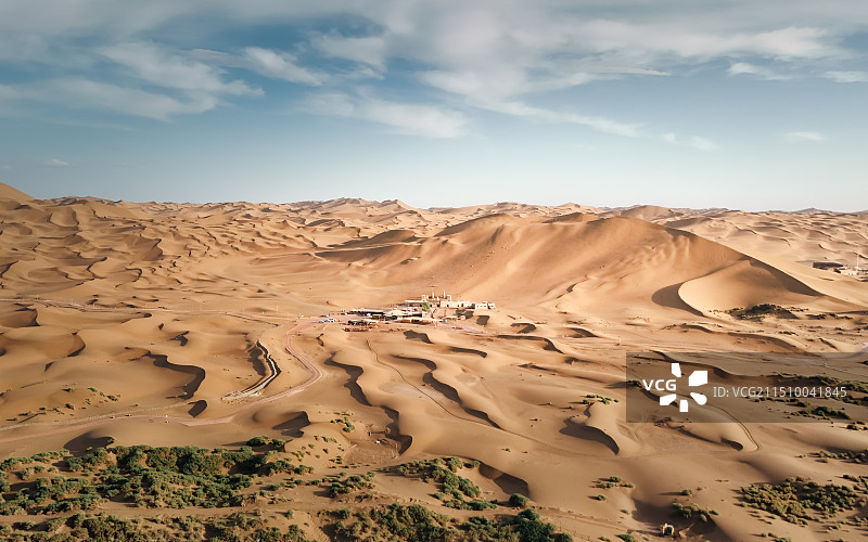 库木塔格沙漠图片素材