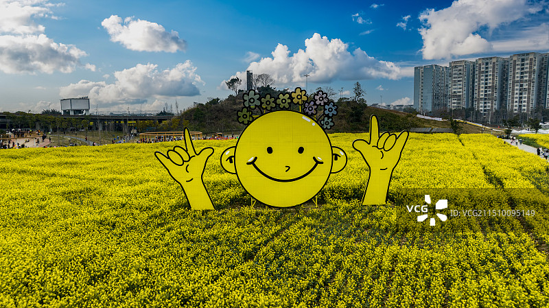 成都绕城绿道三元段油菜花.jpg图片素材
