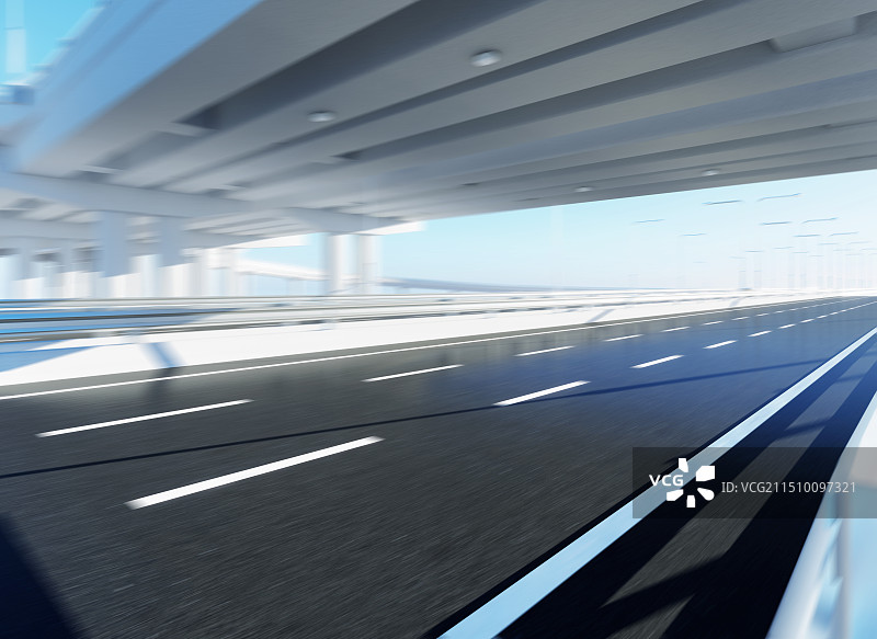 上海城市高架桥道路图片素材