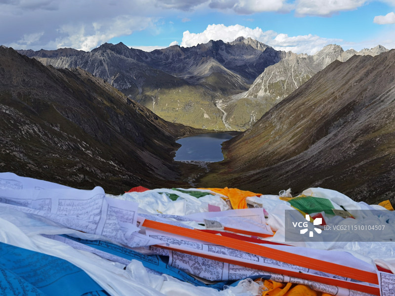 神湖拉姆拉措图片素材