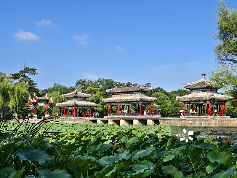 避暑山庄 水心榭图片素材