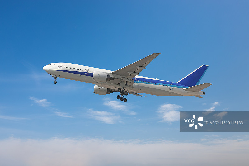 民用飞机客机特写图片素材