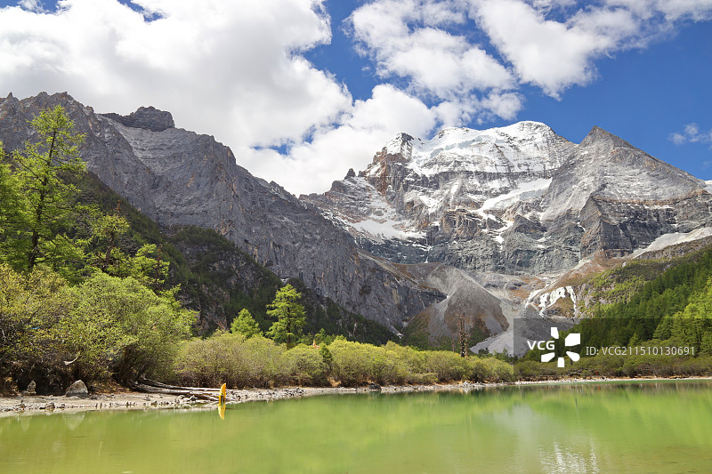 四川稻城亚丁珍珠海风景区图片素材