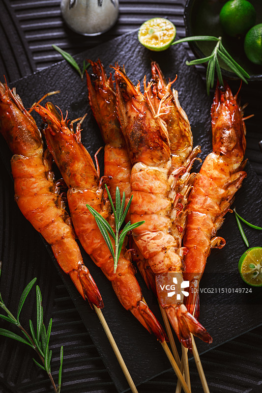 烤海虾图片素材