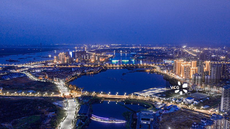 湖南岳阳洞庭湖桥梁图片素材