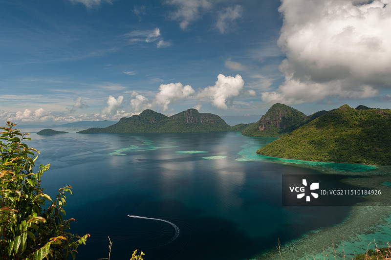马来西亚水上清真寺 仙本那卡帕莱图片素材