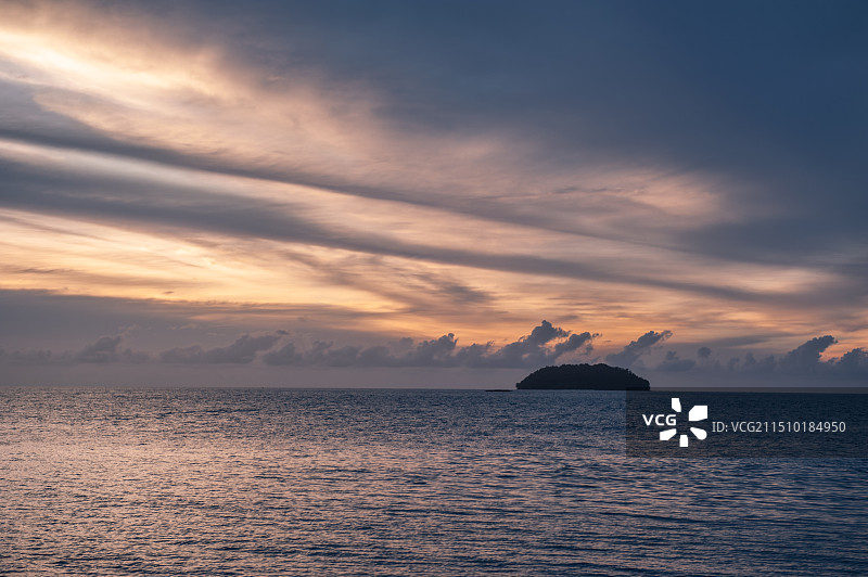 马来西亚水上清真寺 仙本那卡帕莱图片素材