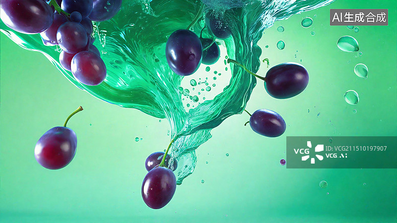 【AI数字艺术】3d渲染西梅创意海报图片素材