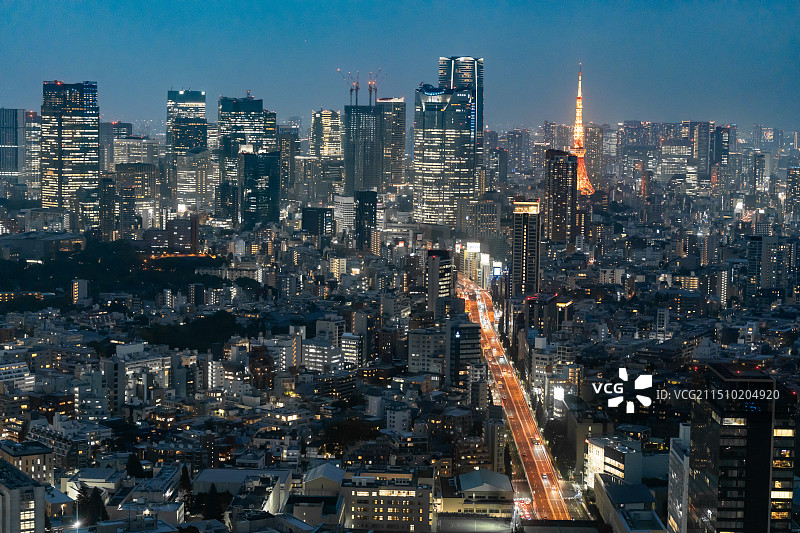 东京夜景随拍图片素材