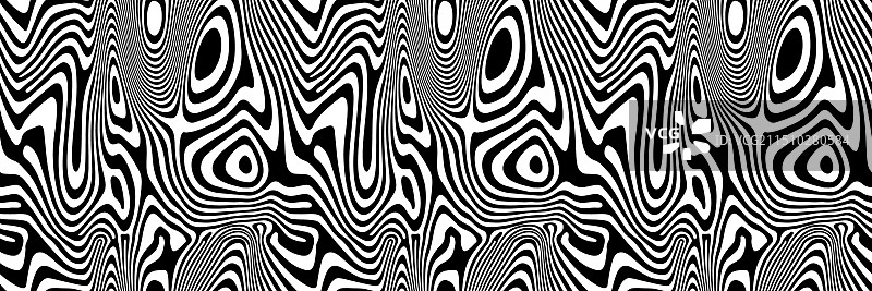 迷幻波浪无缝图案图片素材