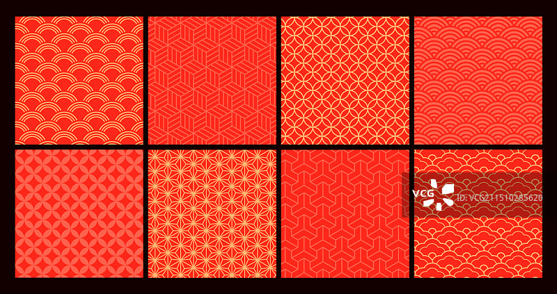 中式传统装饰无缝图案图片素材