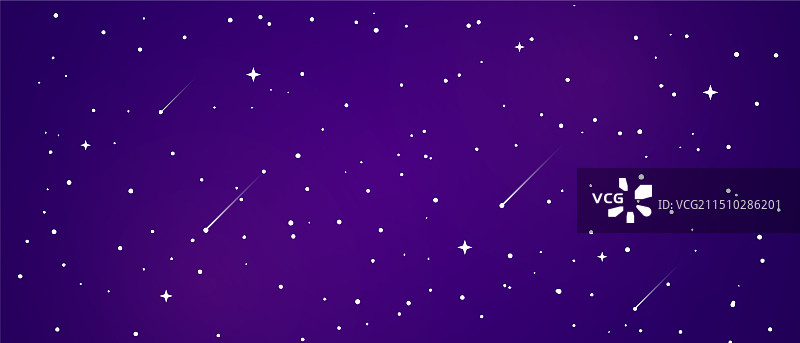 夜空流星图片素材