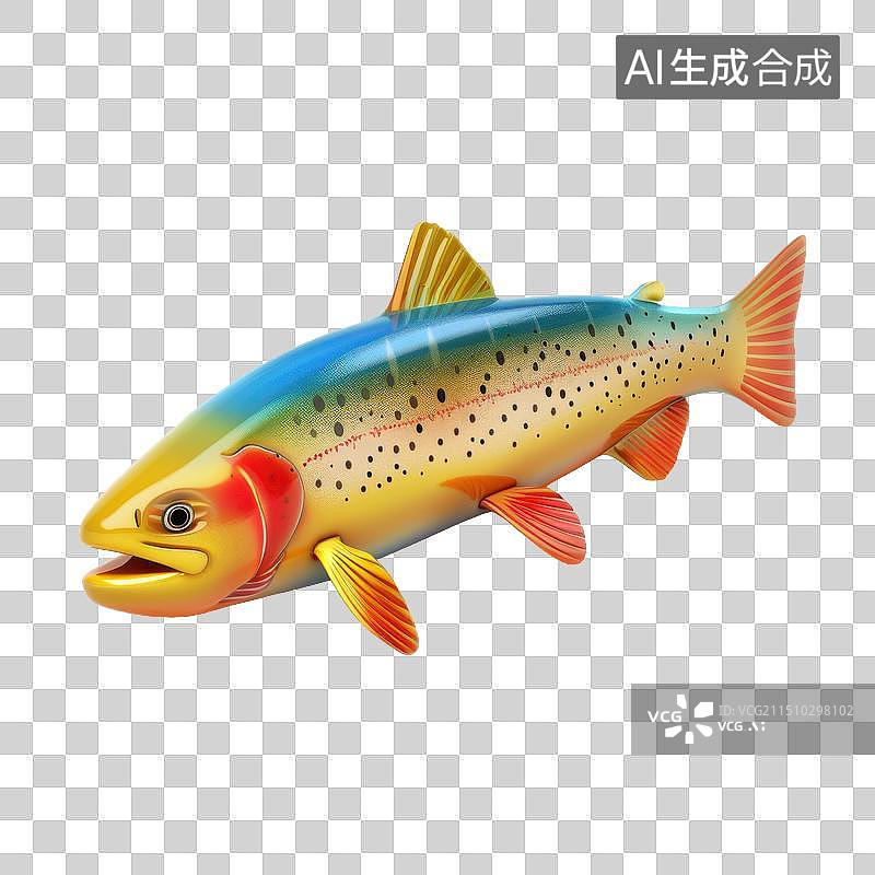 【AI数字艺术】美味的海洋鱼类图片素材