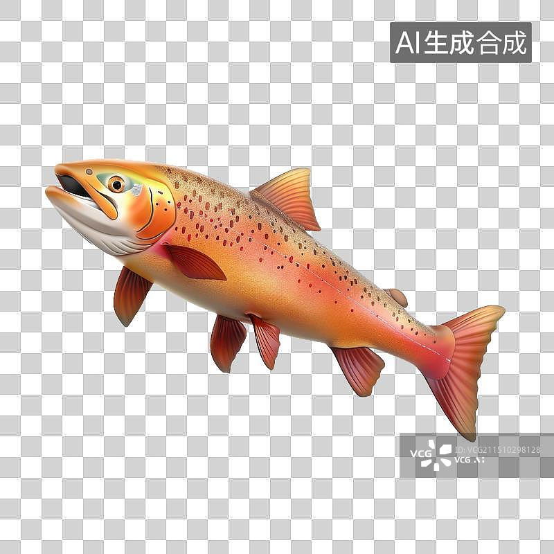 【AI数字艺术】美味的海洋鱼类图片素材