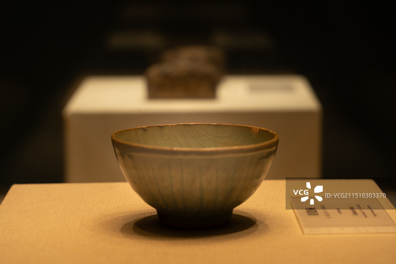 兴安灵渠博物馆 青瓷碗图片素材