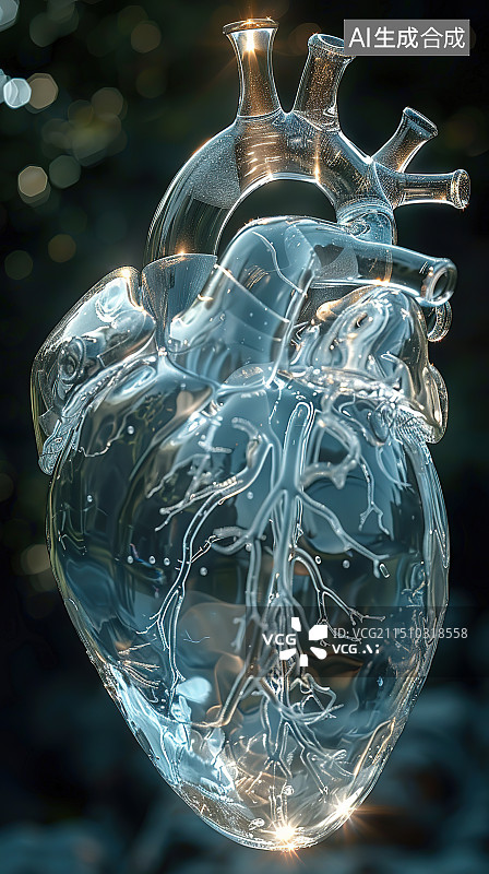 【AI数字艺术】心脏图片素材