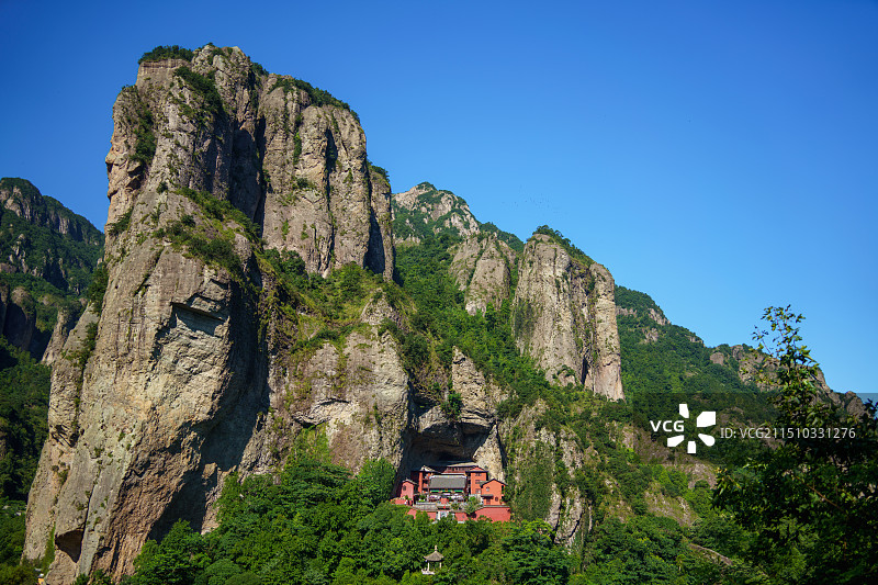雁荡山灵峰景区北斗洞图片素材
