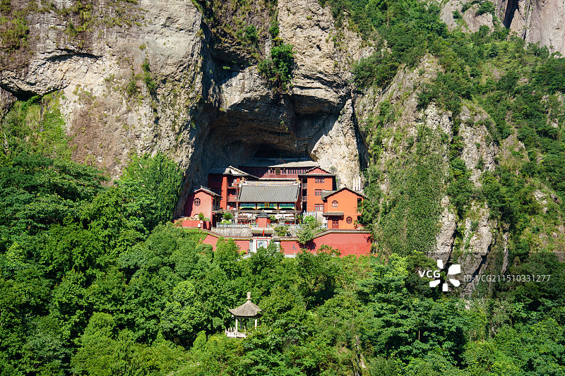 雁荡山灵峰景区北斗洞图片素材