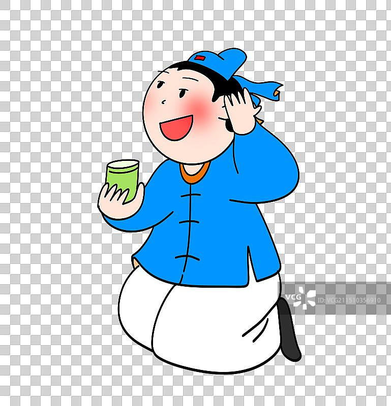 葫芦，酒，茶，中医，中药，宝葫芦，煮茶，白酒，卡通汉服古装古代文学人物儿童插画图片素材