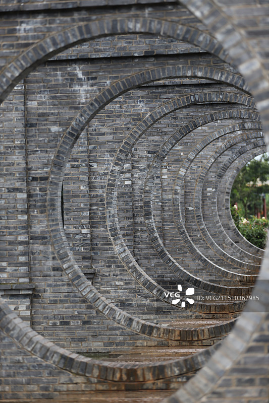 大观公园重九走廊图片素材