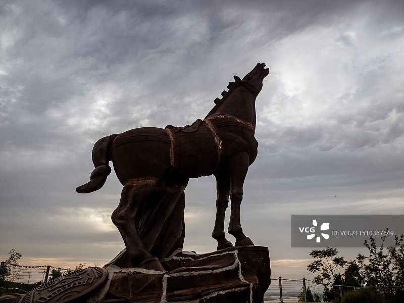 河南省郑州市荥阳市鸿沟古战场图片素材