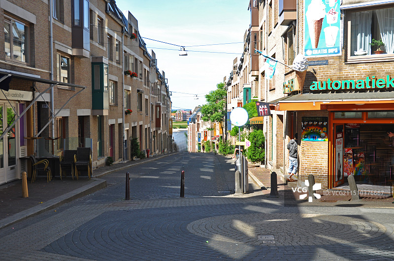 荷兰，海尔德兰省，奈梅亨风景。图片素材