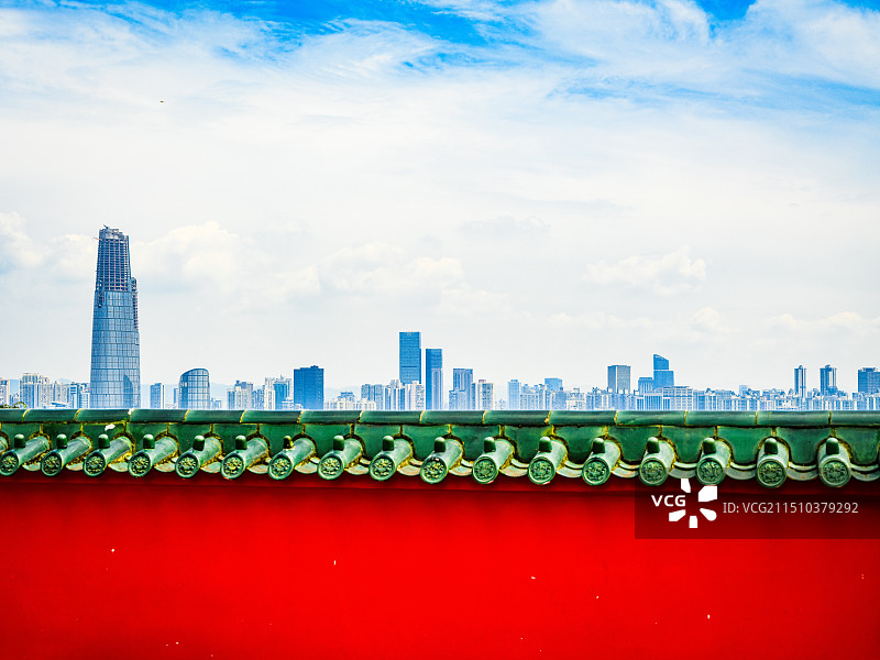 重庆鸿恩阁与重庆天界线图片素材