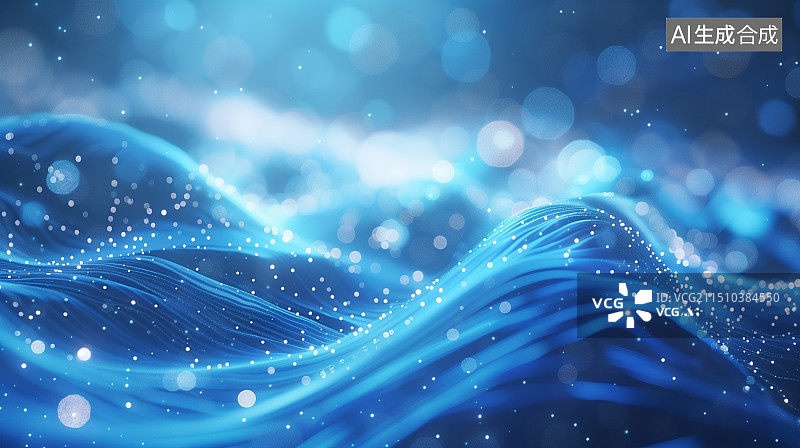 【AI数字艺术】科技粒子线条背景图图片素材