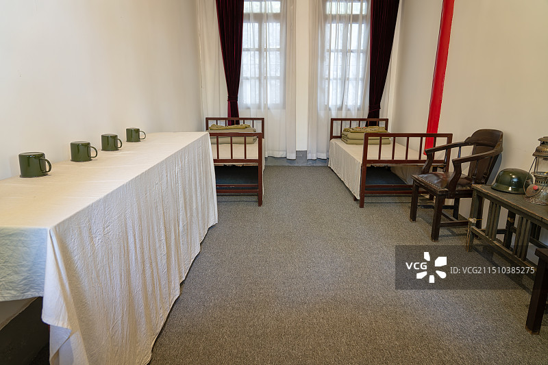 陕西西安临潼西安事变旧址图片素材