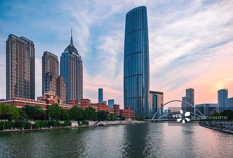 海河风光-天津图片素材