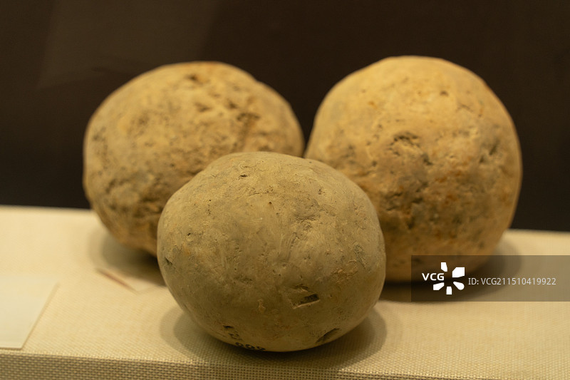 兴安灵渠博物馆 陶球图片素材