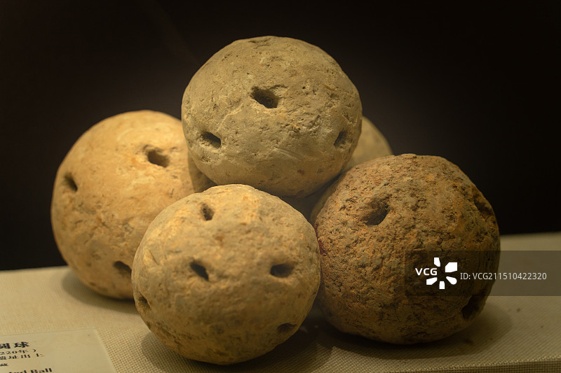 兴安灵渠博物馆 陶球图片素材