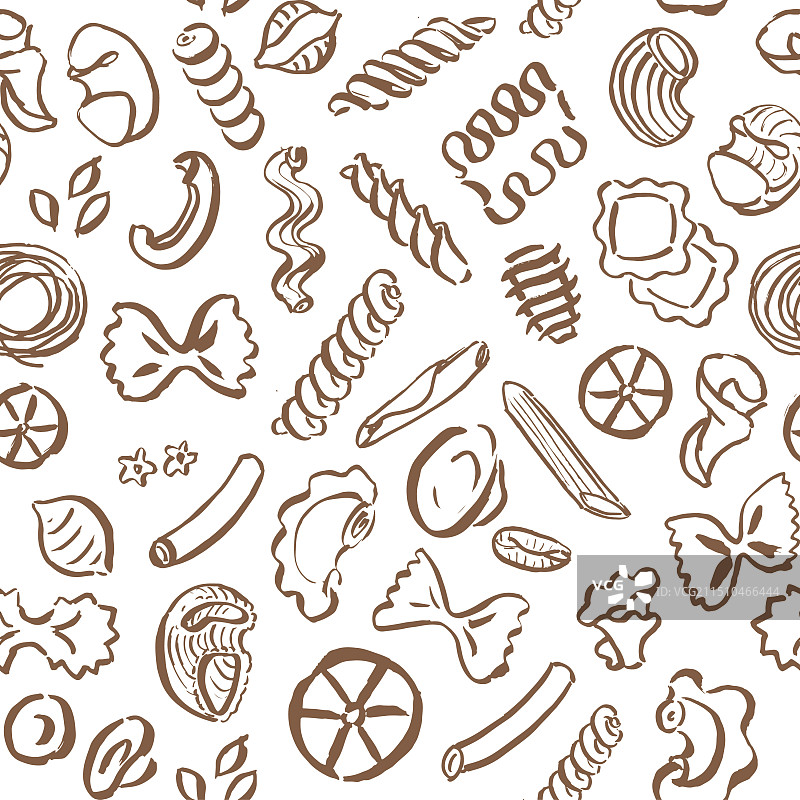 意面线条图标无缝图案图片素材