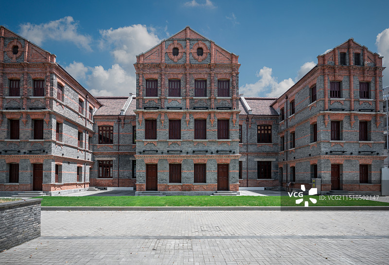 上海老城区欧式建筑图片素材