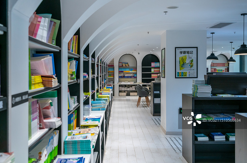 教辅书店内景图片素材