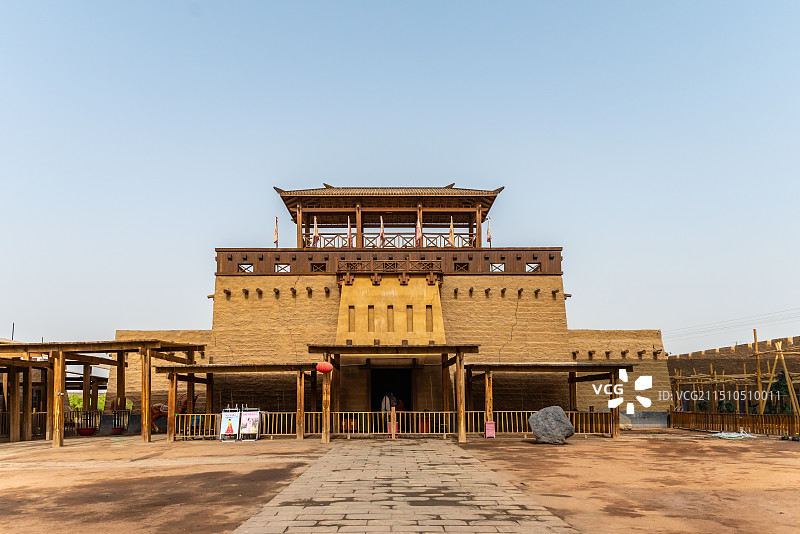 新疆交河驿坎儿井源景区图片素材