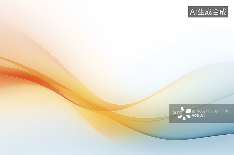 【AI数字艺术】抽象波浪线背景图片素材