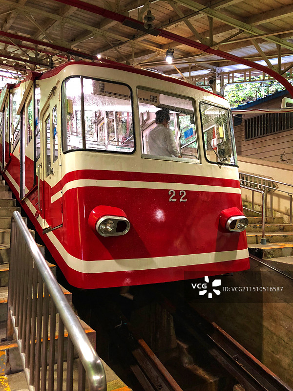 日本高野山登山列车图片素材